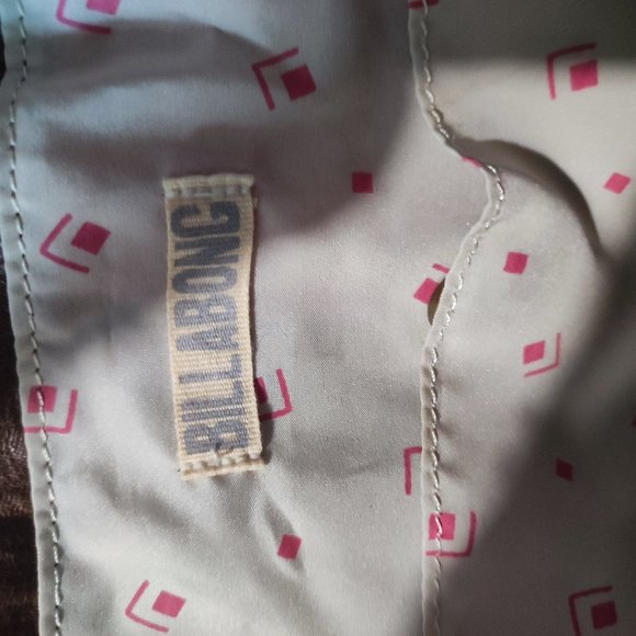 Billabong boho patchwork bag brown pink white - Picture 7 of 9